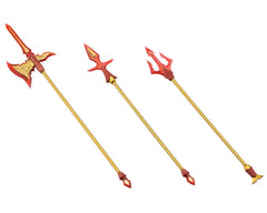 Kotobukiya M.S.G. Model Kit Accessory Set Virtuous Style 11 Pole Weapon Set Flamerite Ver. 4934054076000