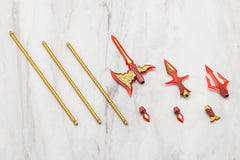 Kotobukiya M.S.G. Model Kit Accessory Set Virtuous Style 11 Pole Weapon Set Flamerite Ver. 4934054076000