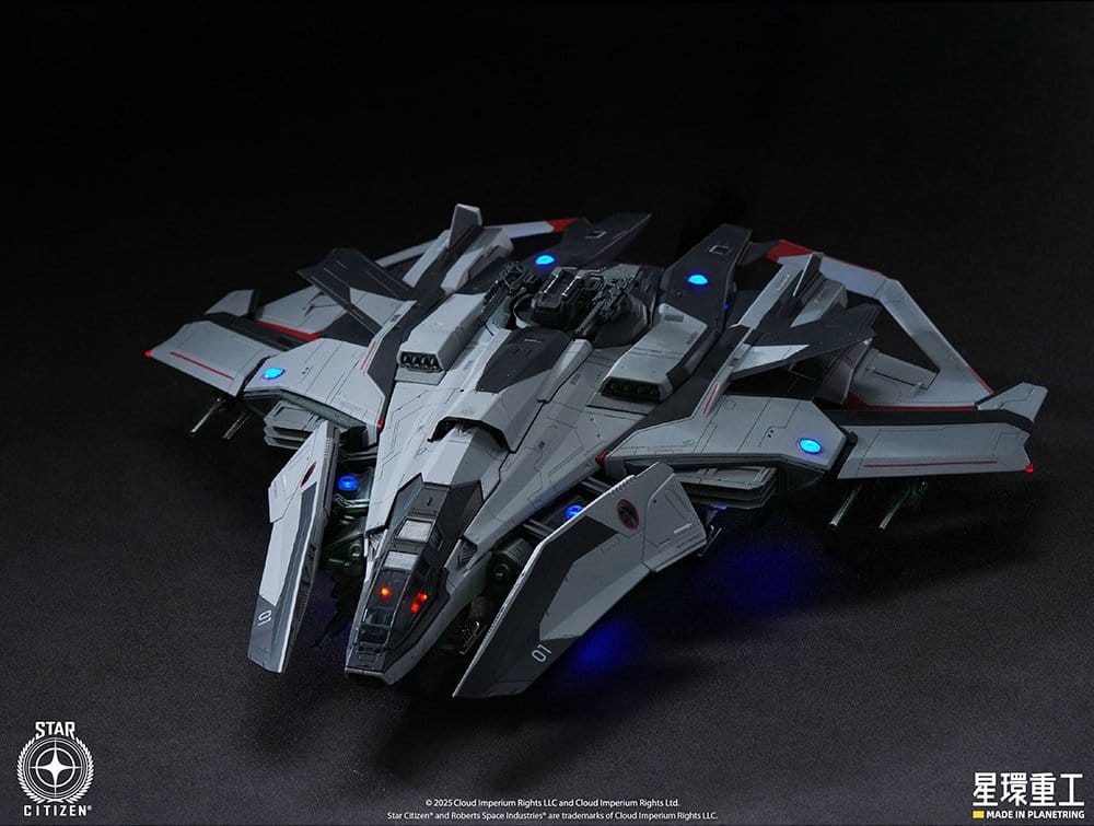 Star Citizen Pre-assembled Plastic Model Kit 1/100  Anvil F8C Lightning Pre-Assembled Finished Model Ver. 25 cm 4934054084319