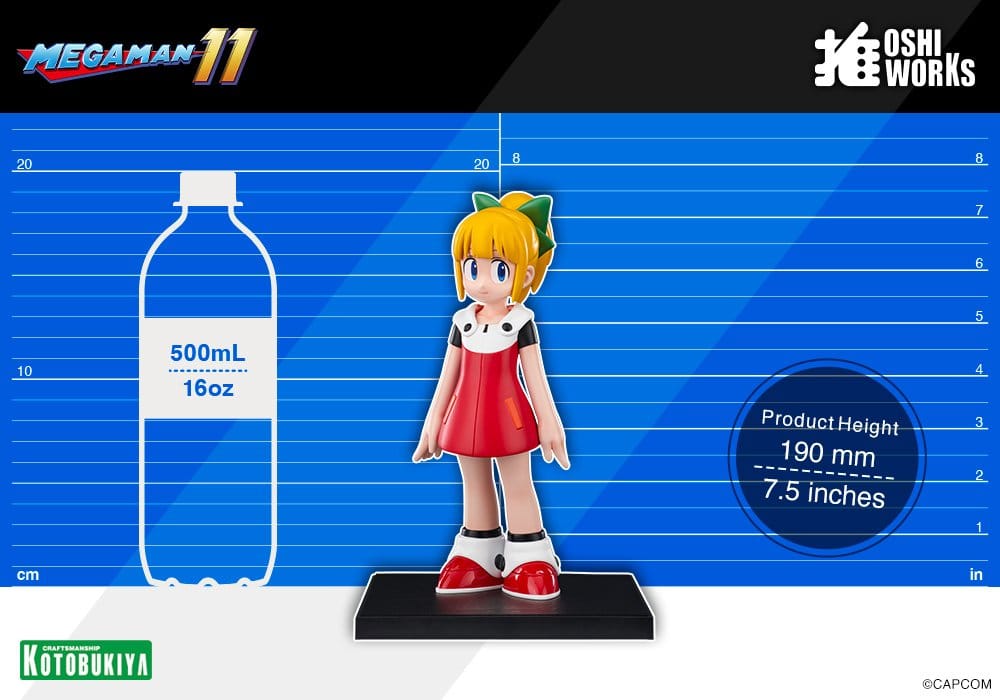 Mega Man Oshi Works PVC Figure Roll 19 cm 4934054079933
