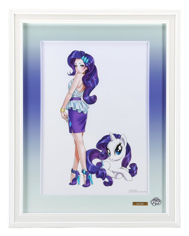 My Little Pony Chara Fine Graph Art Print Bishoujo Rarity 43 cm 4934054084104