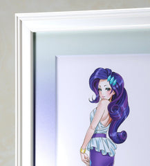 My Little Pony Chara Fine Graph Art Print Bishoujo Rarity 43 cm 4934054084104