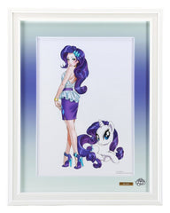 My Little Pony Chara Fine Graph Art Print Bishoujo Rarity 43 cm 4934054084104