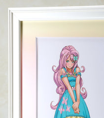My Little Pony Chara Fine Graph Art Print Bishoujo Fluttershy 43 cm 4934054084111