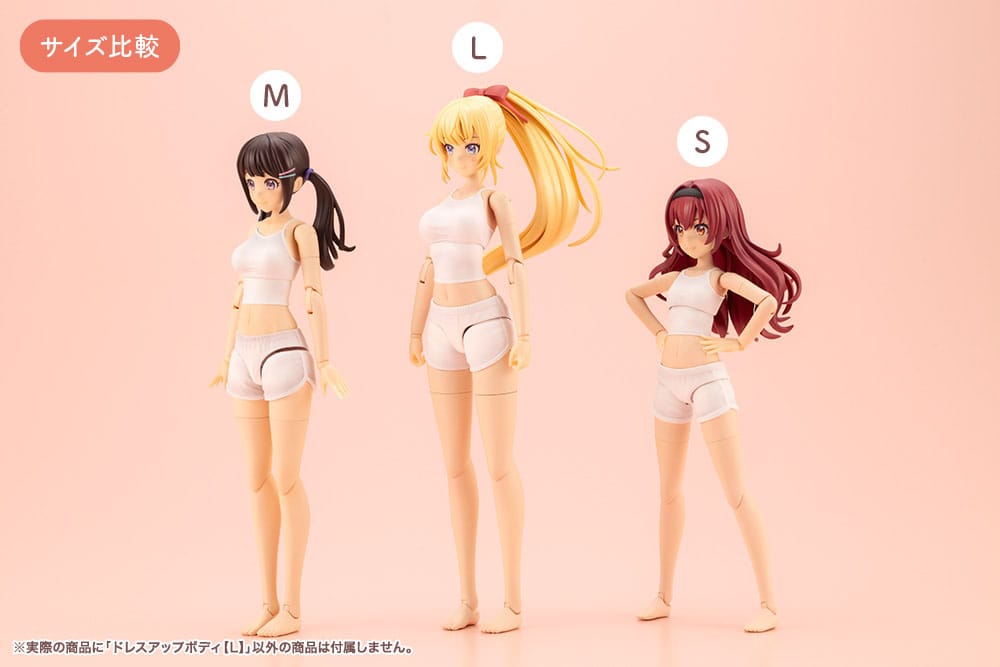 Sousai Shojo Teien Accessory Set for 1/10 Action Figures Dress Up Body Size L 4934054031894
