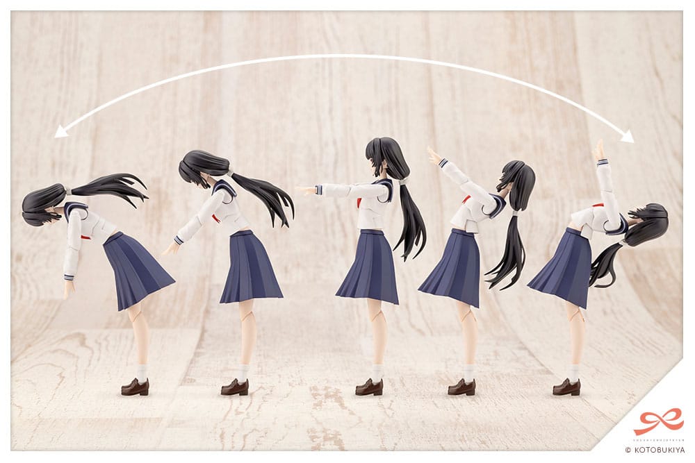 Sousai Shojo Teien Plastic Model Kit 1/10 Kuon Yakushiji Toudou High School Uniform 16 cm 4934054051533