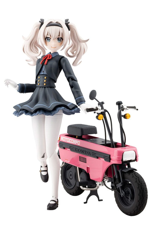 Sousai Shojo Teien Plastic Model Kit 1/10 Emma Koishikawa Nocturne with Honda AB12 Motocompo 14 cm      4934054076949