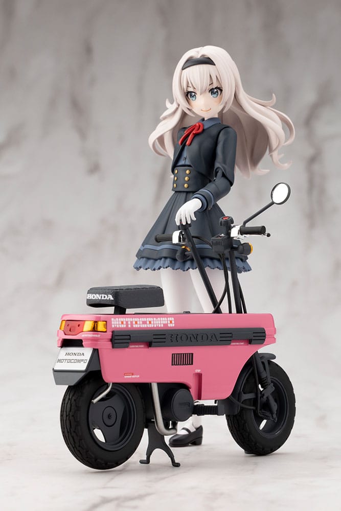 Sousai Shojo Teien Plastic Model Kit 1/10 Emma Koishikawa Nocturne with Honda AB12 Motocompo 14 cm      4934054076949