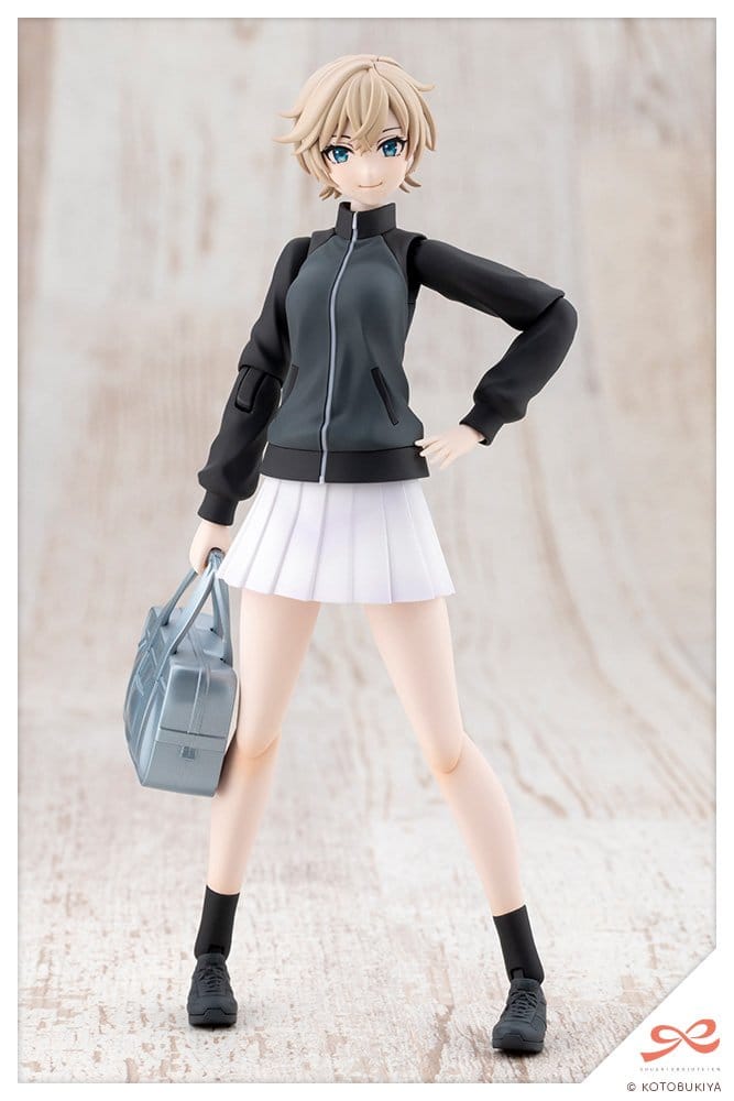 Sousai Shojo Teien Plastic Model Kit 1/10 Rui Saotome Touhou High School Tracksuit Dreaming Style Midnight Onyx 16 cm 4934054084005