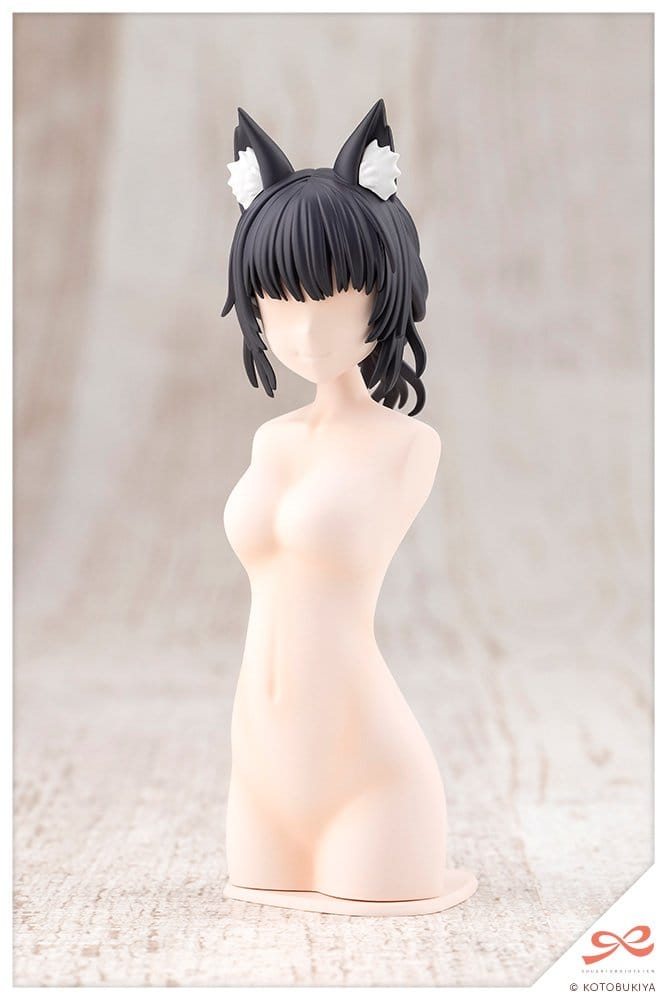 Sousai Shojo Teien Model Kit Accessory Set Arranged Wigs Animal Ears Messy Bun Fox 9 cm 4934054086979