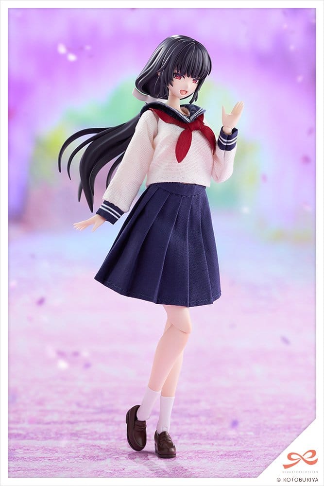 Sousaishojoteien Plastic Model 1/10 Kiru Pla Kuon Yakushiji Touou High School Uniform 16 cm 4934054089451