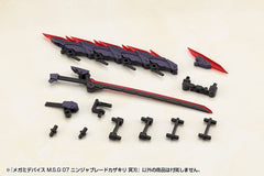 Megami Device M.S.G 07 Action Figure Accessory Set Ninja Blade Kazakiri Dark Blade 4934054070367