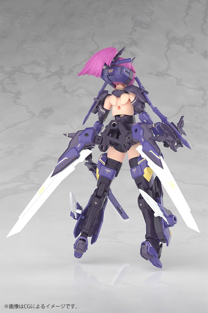 Megami Device Plastic Model Kit 1/1 Asra Archer Kizuna Shadow Edition Full Package 14 cm  4934054077113