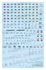 Megami Device M.S.G. Plastic Model Kit Yggdrasis Garm Ripper Avalanche Eye Decal Set 4934054086917