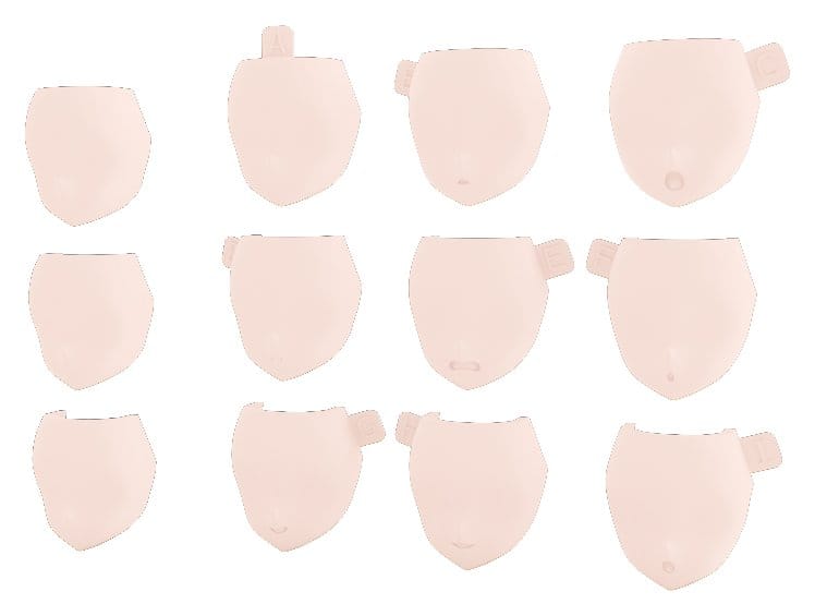 Megami Device M.S.G 08 Accessory Set 1/1 Face Set Buster Doll Skin Color C 4934054089642