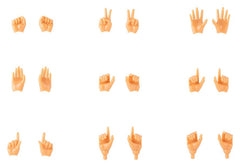 Megami Device M.S.G. Plastic Model Kit 1/1 09 Hand Set Skin Color E 4934054093816