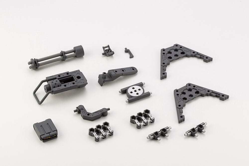 Kotobukiya M.S.G. Model Kit Accesoory Set Heavy Weapon Unit 32 Gatling Gun 2 12 cm 4934054074020