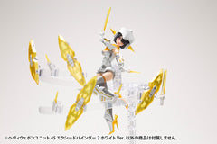 Kotobukiya M.S.G. Model Kit Accesoory Set Heavy Weapon Unit 45 Exceed Binder 2 White Ver. 0190526056008