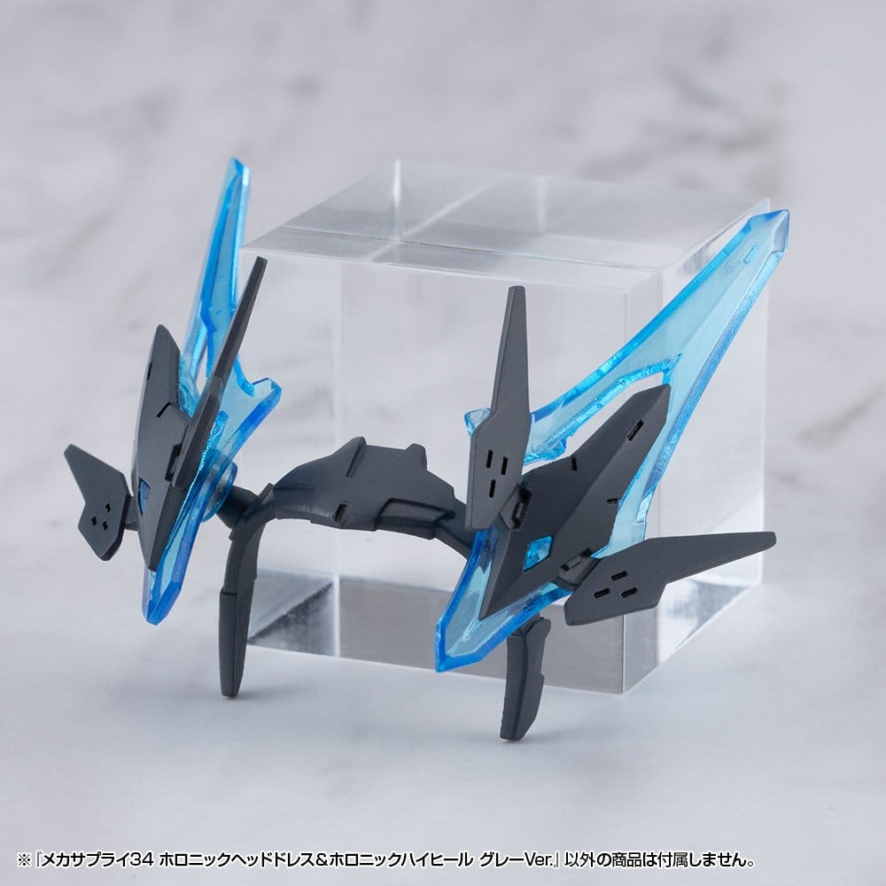 Kotobukiya M.S.G. Model Kit Accessory Set Mecha Supply 34 Holonic Headdress & Holonic High Heels Grey Ver. 4934054085866
