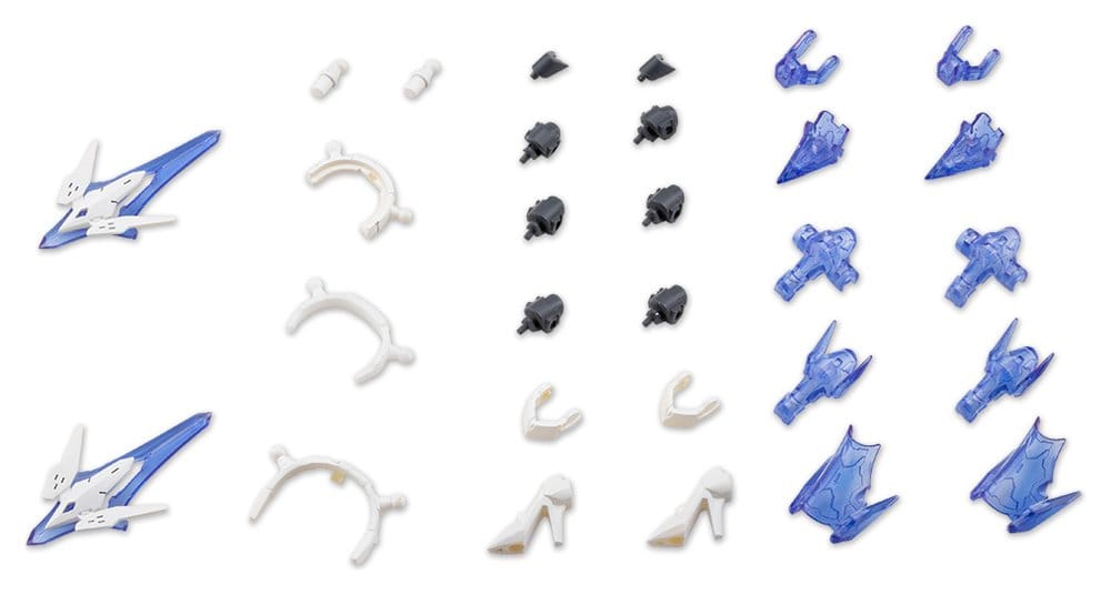 Kotobukiya M.S.G. Model Kit Accessory Set Mecha Supply 34 Holonic Headdress & Holonic High Heels White Ver. 4934054084708