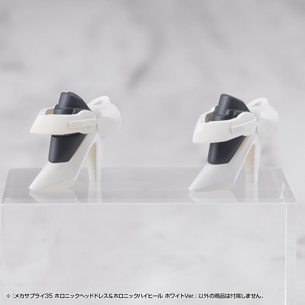Kotobukiya M.S.G. Model Kit Accessory Set Mecha Supply 34 Holonic Headdress & Holonic High Heels White Ver. 4934054084708