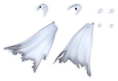 Kotobukiya M.S.G. Model Kit Accessory Set Dress Up Parts Side Cloak White Ver. 13 cm 4934054089437