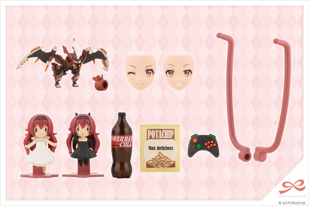 Sousai Shojo Teien Model Kit Accesoory Set 1/10 After School Angel & Devil's Temptation Set 4934054055777