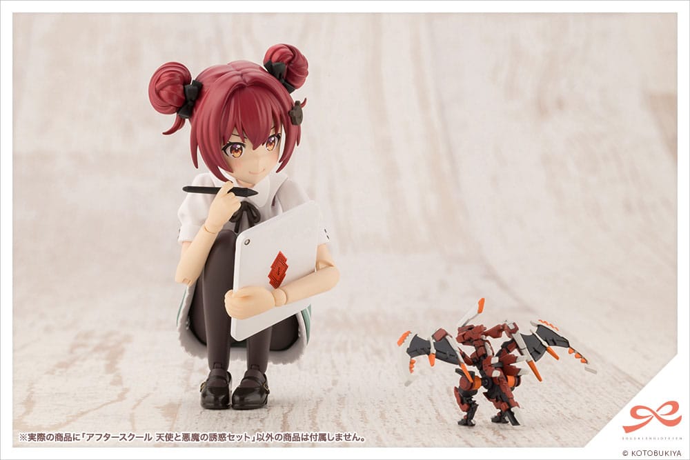 Sousai Shojo Teien Model Kit Accesoory Set 1/10 After School Angel & Devil's Temptation Set 4934054055777