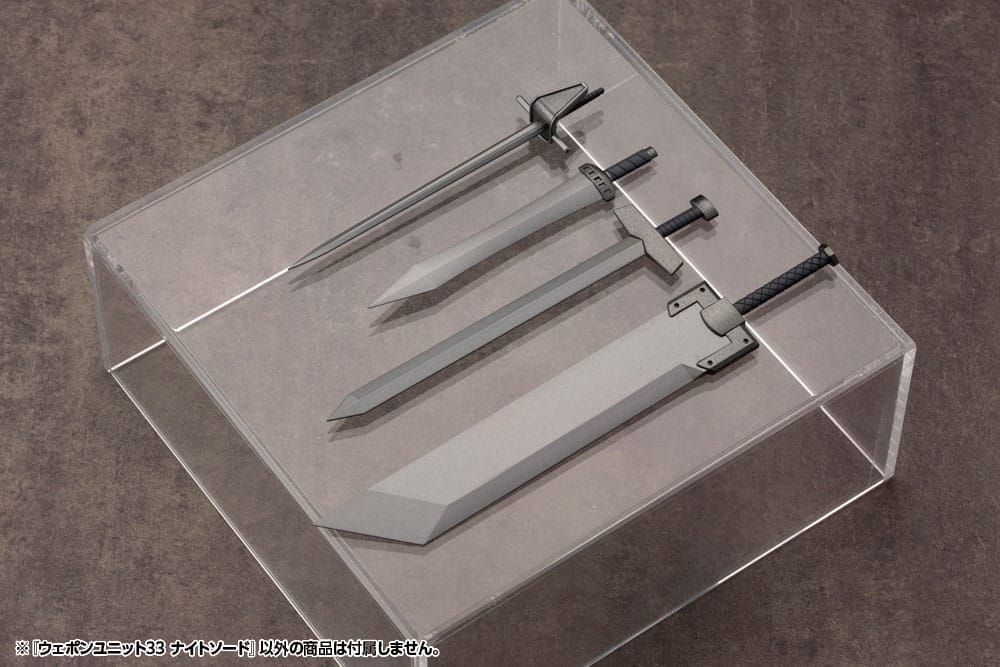 Kotobukiya M.S.G. Model Kit Accessory Set Weapon Unit 33 Knight Sword 4934054051977