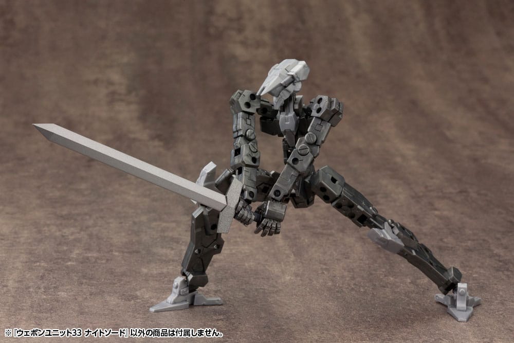 Kotobukiya M.S.G. Model Kit Accessory Set Weapon Unit 33 Knight Sword 4934054051977