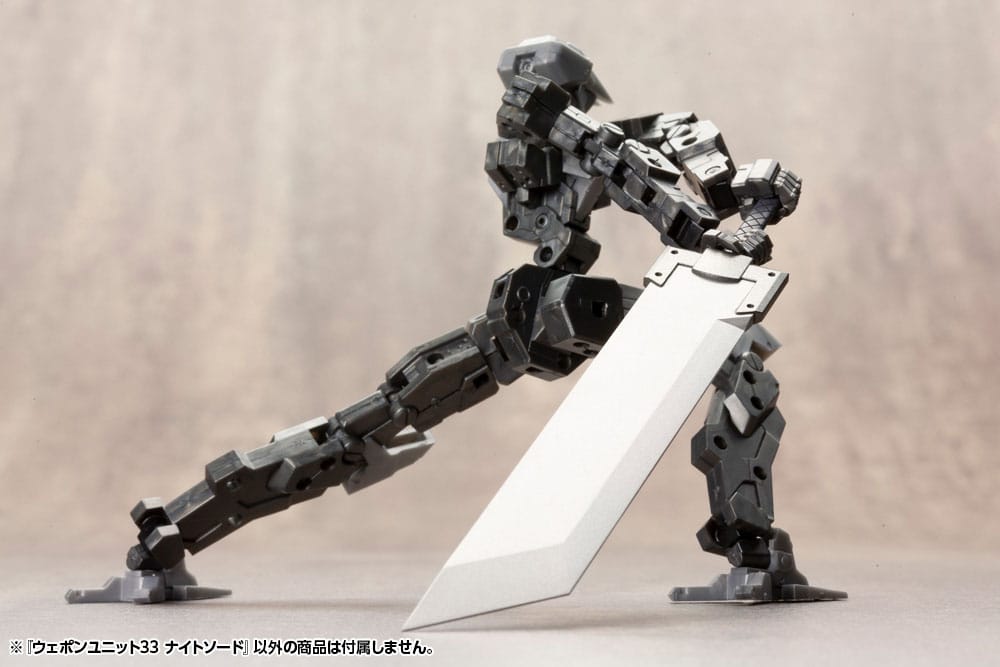 Kotobukiya M.S.G. Model Kit Accessory Set Weapon Unit 33 Knight Sword 4934054051977