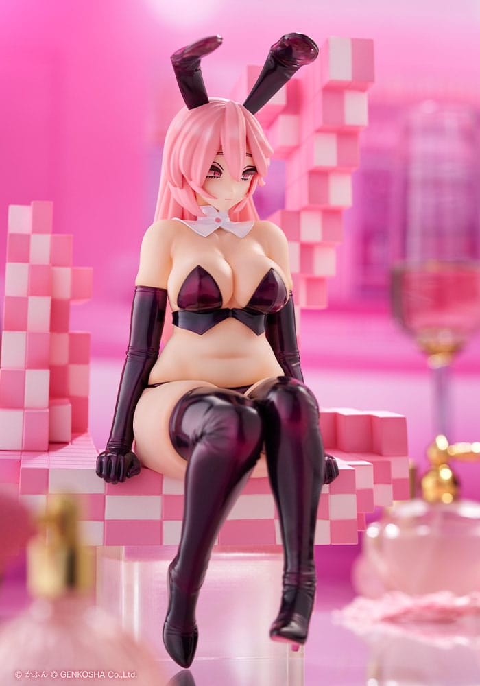 Original Character Trick Bunnies PVC Statue 1/7 Sitting Bunny Illustration by Kafun 24 cm      4934054062706