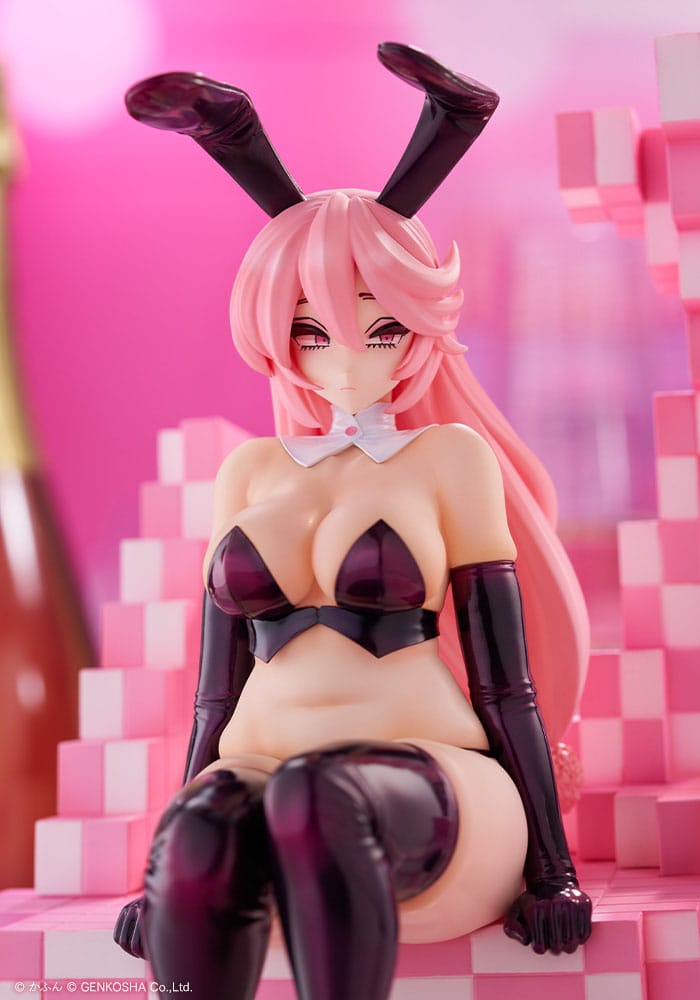 Original Character Trick Bunnies PVC Statue 1/7 Sitting Bunny Illustration by Kafun 24 cm      4934054062706
