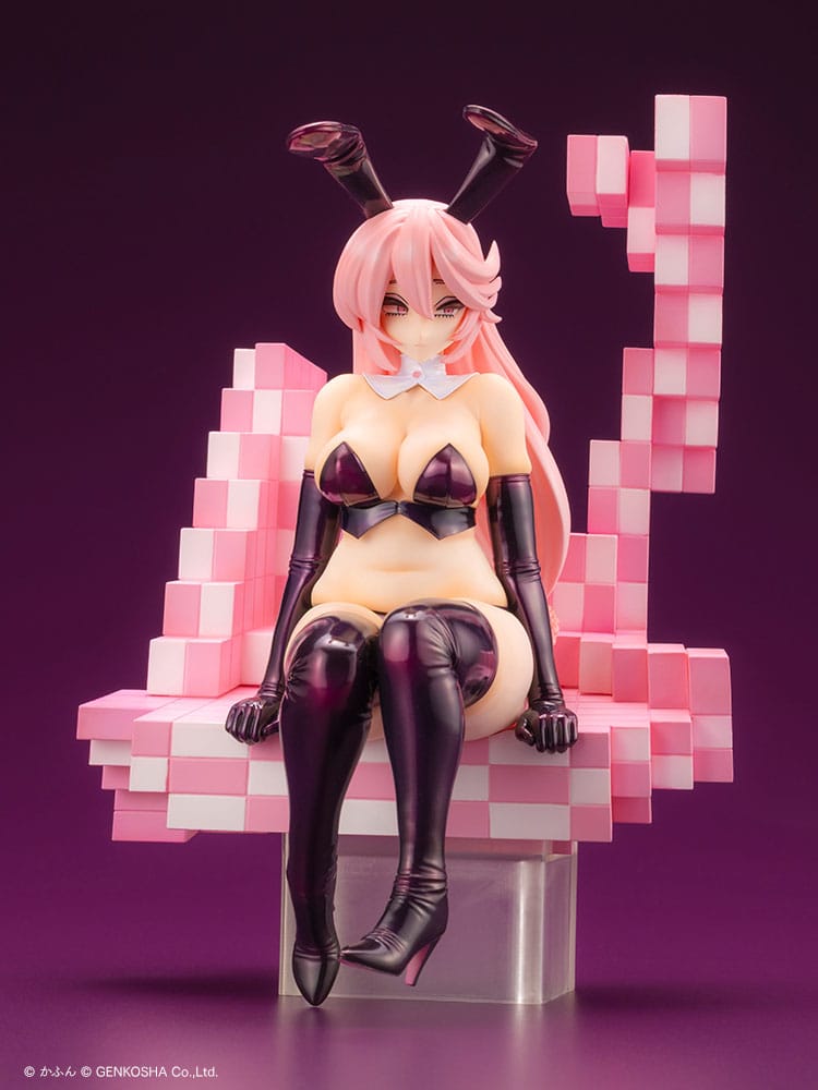 Original Character Trick Bunnies PVC Statue 1/7 Sitting Bunny Illustration by Kafun 24 cm      4934054062706