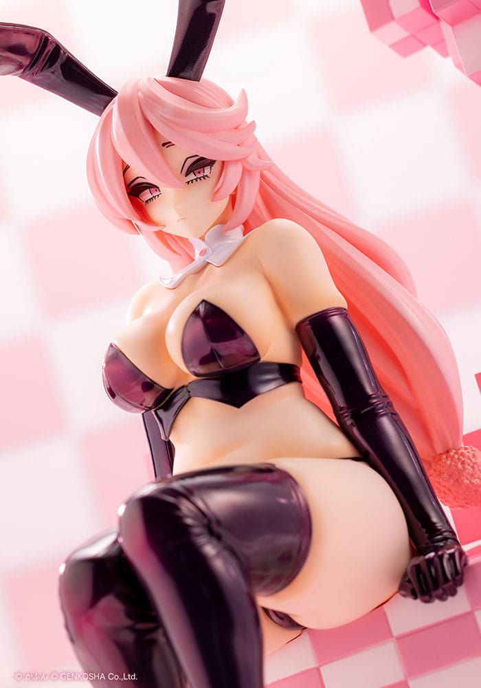 Original Character Trick Bunnies PVC Statue 1/7 Sitting Bunny Illustration by Kafun 24 cm      4934054062706