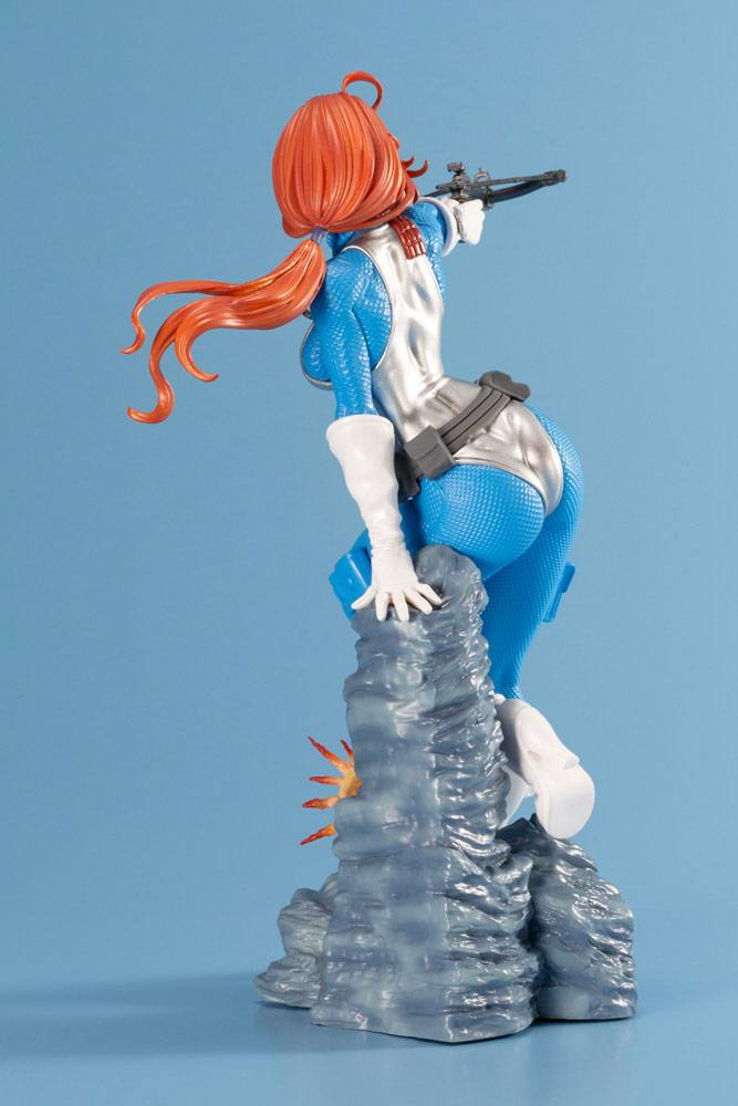 G.I. Joe Bishoujo PVC Statue 1/7 Scarlett 25th Anniversary Sky Blue Color Ver. 23 cm 4934054022090