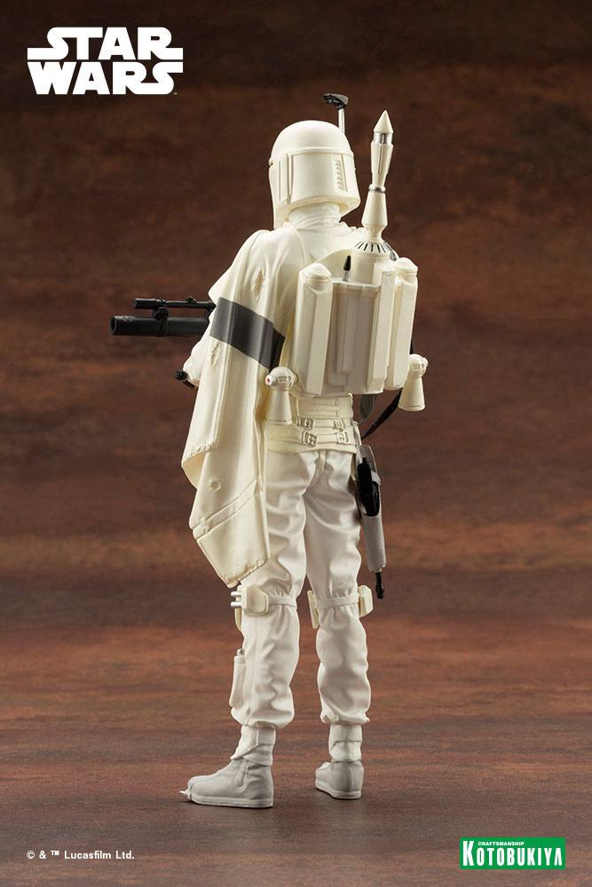 Star Wars ARTFX+ PVC Statue 1/10 Boba Fett White Armor Ver. 18 cm 4934054041732