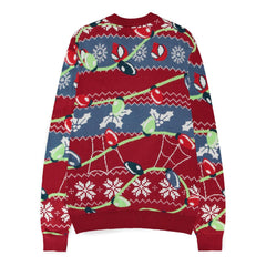 Spider-Man Sweater Swing into the Holidays (Christmas Jumper) Size S 8718526412963