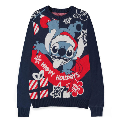 Lilo & Stitch Sweater Stitch Santa (Christmas Jumper) Size S 8718526413069