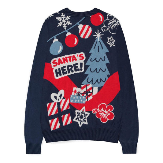 Lilo & Stitch Sweater Stitch Santa (Christmas Jumper) Size S 8718526413069