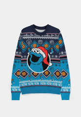 Sesame Street Christmas Sweater Cookie Monster Size S 8718526434576