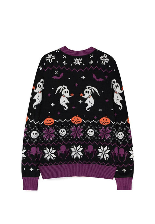 Nightmare Before Christmas Sweater Glow in the Dark (Christmas Jumper) Size S 8718526412864