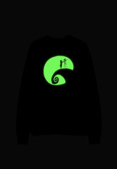 Nightmare Before Christmas Sweater Glow in the Dark (Christmas Jumper) Size S 8718526412864