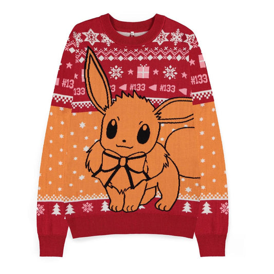 Pokemon Sweatshirt Christmas Jumper Eevee Size XS 8718526172973