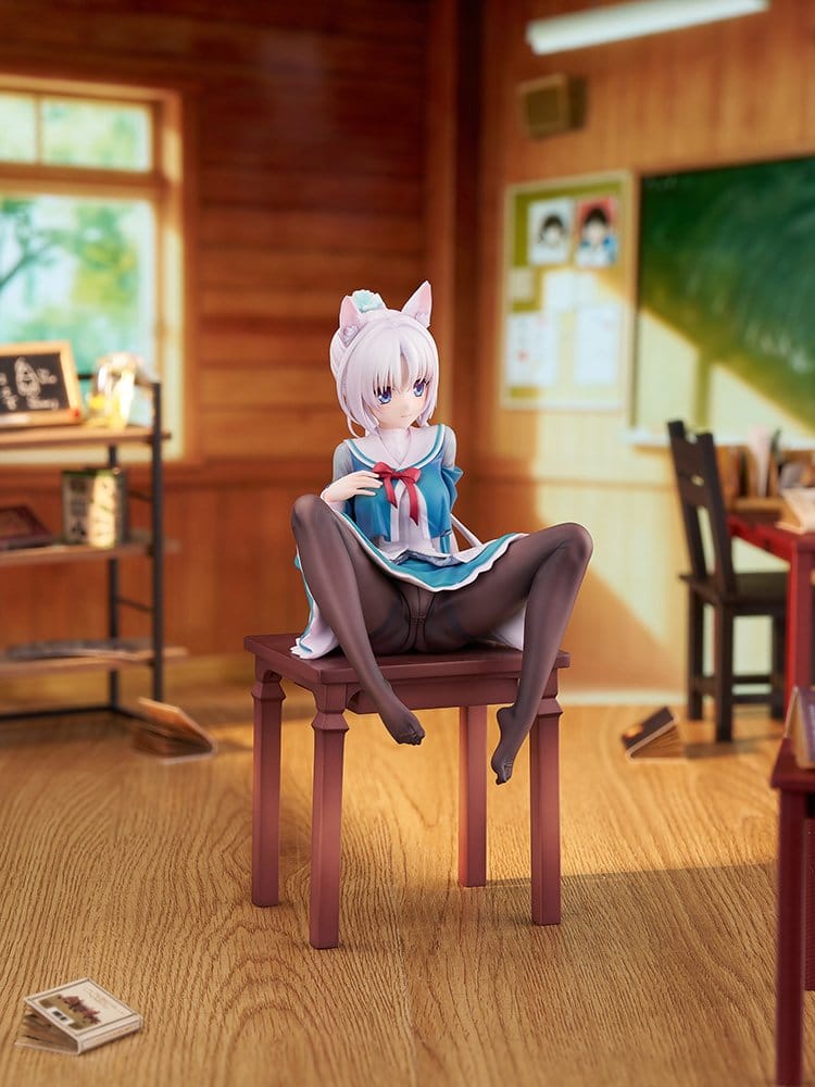 Senren*Banka PVC Figure 1/7 Yoshino Asatake Animal Ears School Uniform Ver. 21 cm 6973848370083