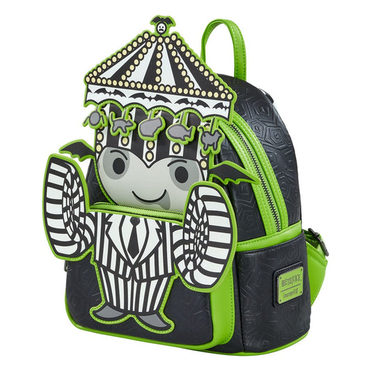 Beetlejuice by Loungefly Backpack Mini Pinstripe heo Exclusive 0671803473898