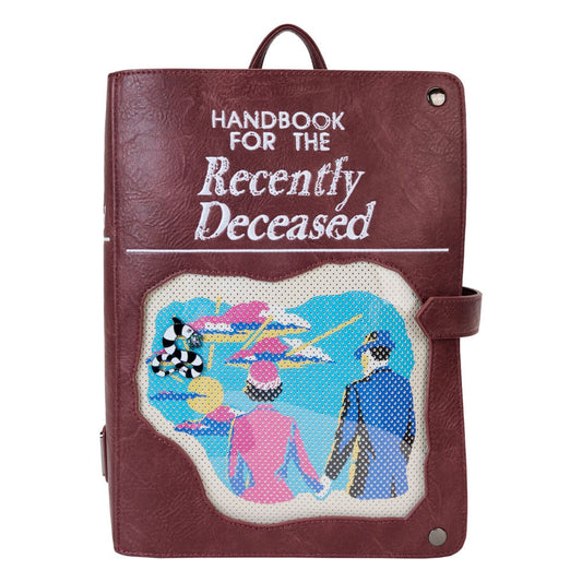 Beetlejuice by Loungefly Backpack Mini Handbook for the recently Deceased Pin Trader  0671803518629