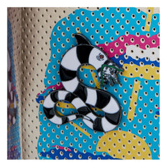 Beetlejuice by Loungefly Backpack Mini Handbook for the recently Deceased Pin Trader  0671803518629