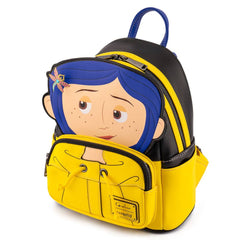 Coraline by Loungefly Backpack Laika Coraline Rain Coat Cosplay 0671803396982