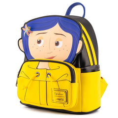 Coraline by Loungefly Backpack Laika Coraline Rain Coat Cosplay 0671803396982
